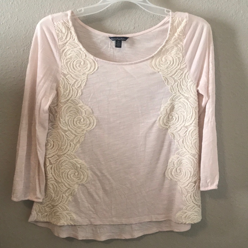 Blush American Eagle top
